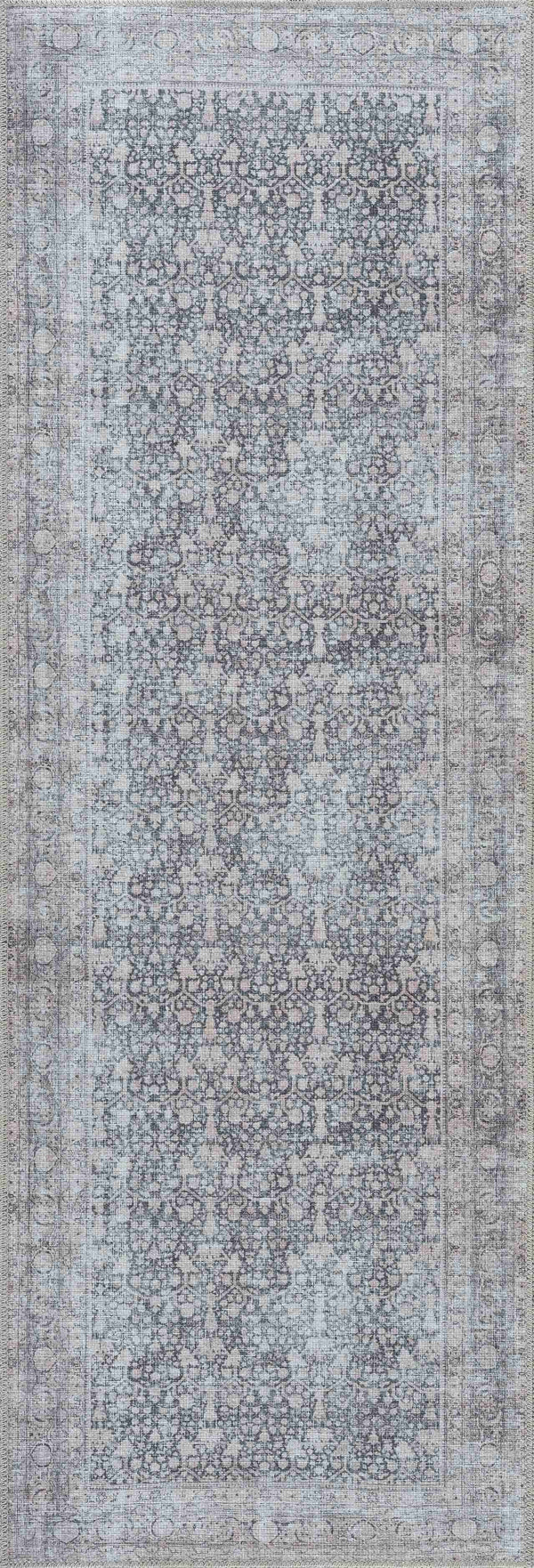 Hauteloom Hedda SAMAHEDDAA1 Light Gray Machine Made Polyester Rug