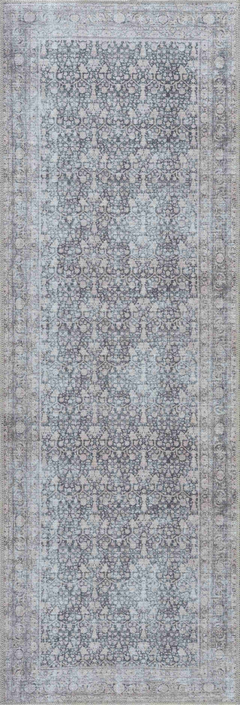 Hauteloom Hedda SAMAHEDDAA1 Light Gray Machine Made Polyester Rug