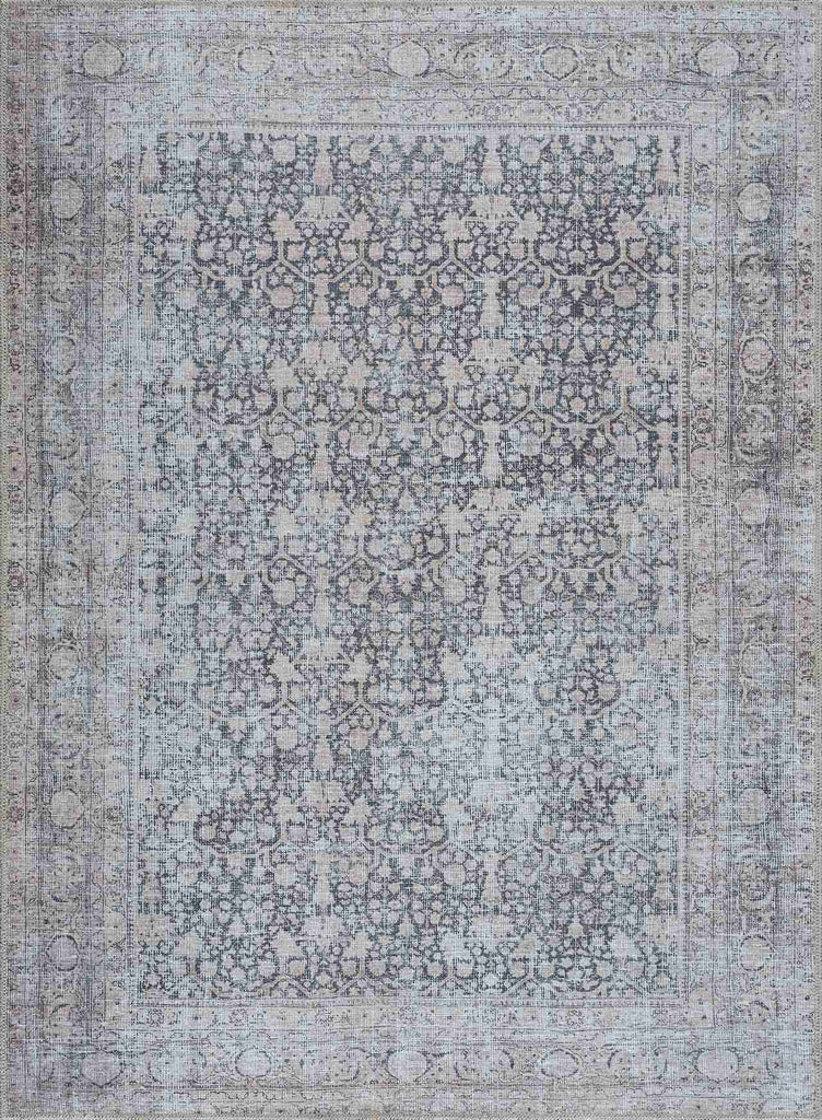 Hauteloom Hedda SAMAHEDDAA1 Light Gray Machine Made Polyester Rug