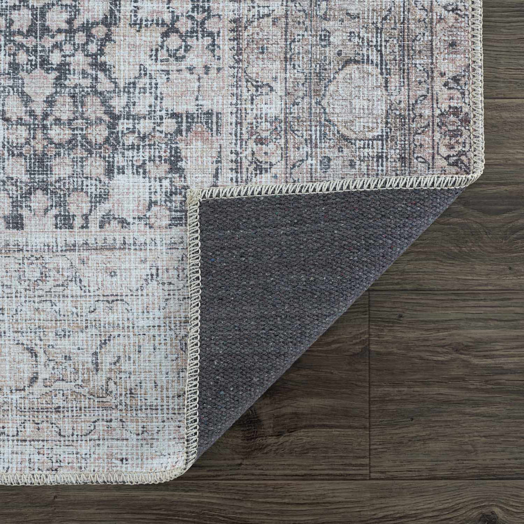 Hauteloom Hedda SAMAHEDDAA1 Light Gray Machine Made Polyester Rug