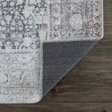 Hauteloom Hedda SAMAHEDDAA1 Light Gray Machine Made Polyester Rug