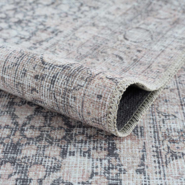Hauteloom Hedda SAMAHEDDAA1 Light Gray Machine Made Polyester Rug
