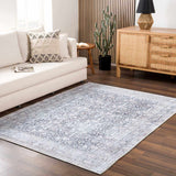 Hauteloom Hedda SAMAHEDDAA1 Light Gray Machine Made Polyester Rug