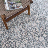 Hauteloom Hedda SAMAHEDDAA1 Light Gray Machine Made Polyester Rug