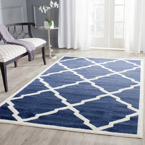 safavieh clearance amherst amt421p navy rug