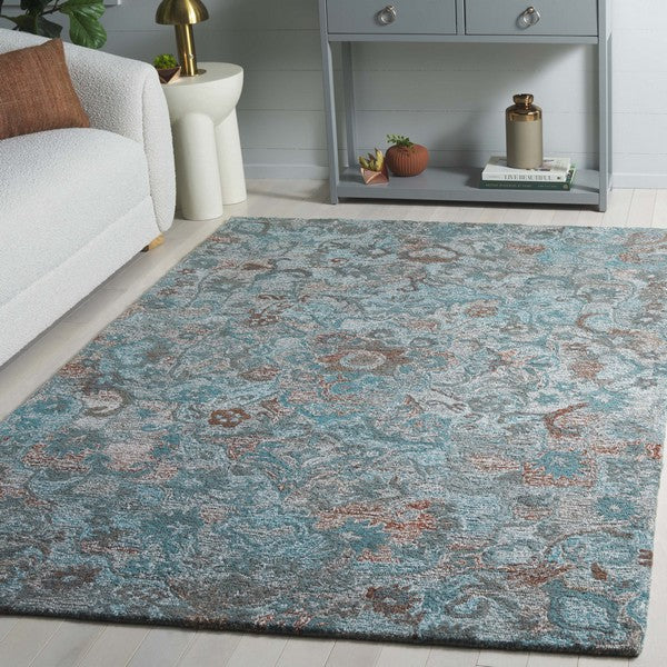 safavieh clearance anatolia an407l turquoise rug