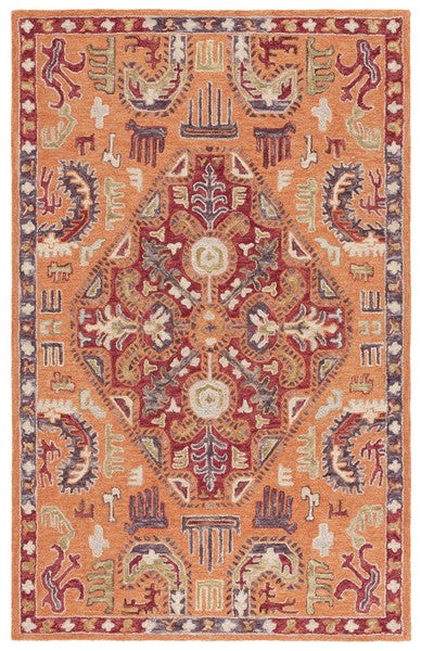 safavieh clearance aspen apn151p rust rug