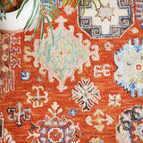 safavieh clearance aspen apn305p rust rug