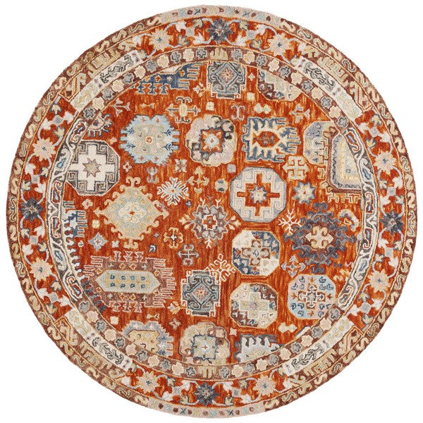 safavieh clearance aspen apn305p rust rug