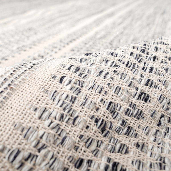 Hauteloom Arabi ARABI Black Woven/Flatwoven Wool Rug