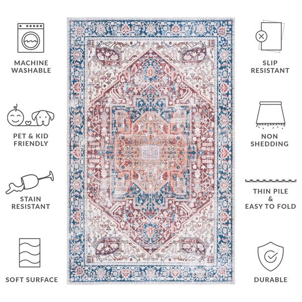 safavieh clearance arizona arz109q red rug