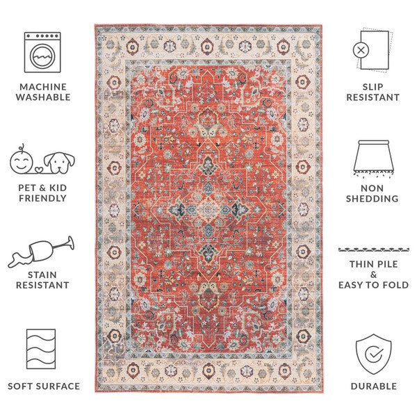 safavieh clearance arizona arz126p rust rug