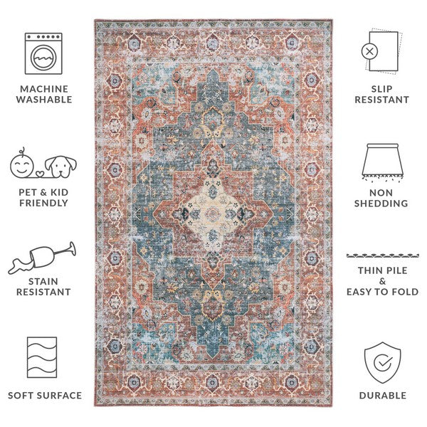 safavieh clearance arizona arz126r rust rug