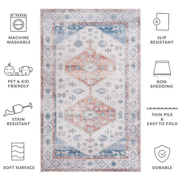 safavieh clearance arizona arz132p rust rug