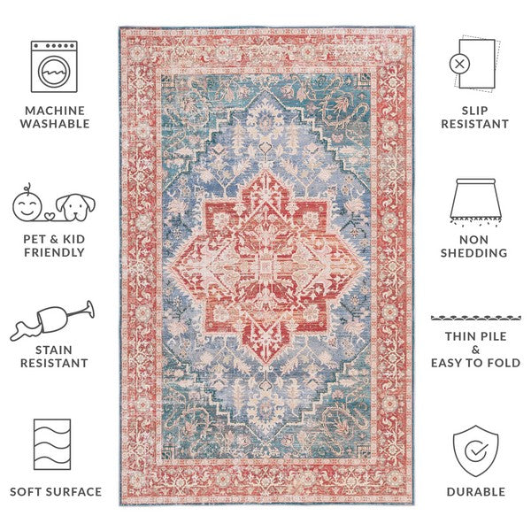 safavieh clearance arizona arz137n blue green rug