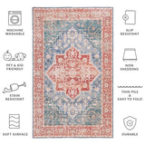 safavieh clearance arizona arz137n blue green rug