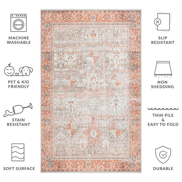 safavieh clearance arizona arz199p rust rug