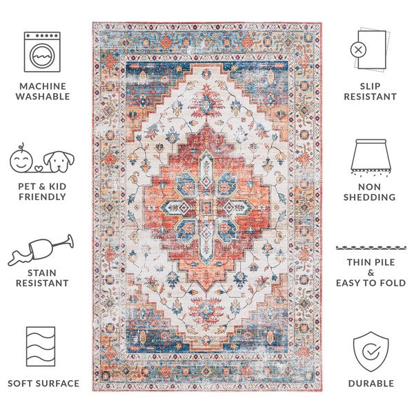 safavieh clearance arizona arz209p rust rug