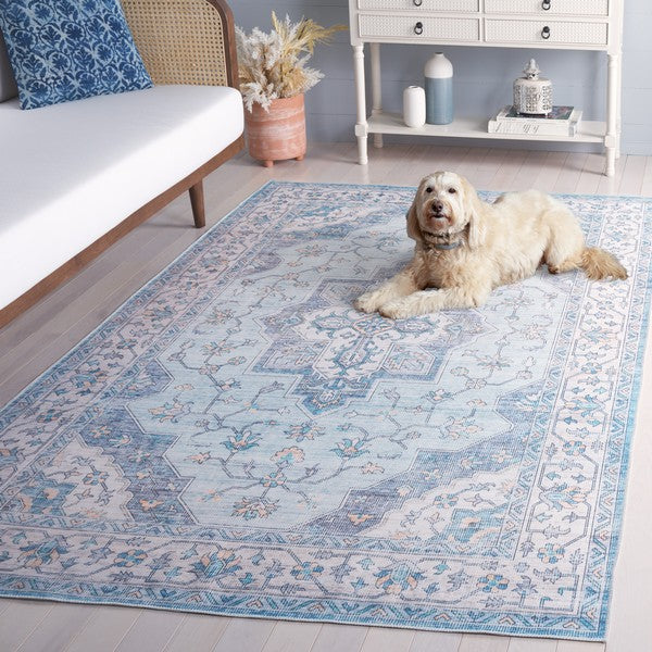 safavieh clearance arizona arz218m light blue rug