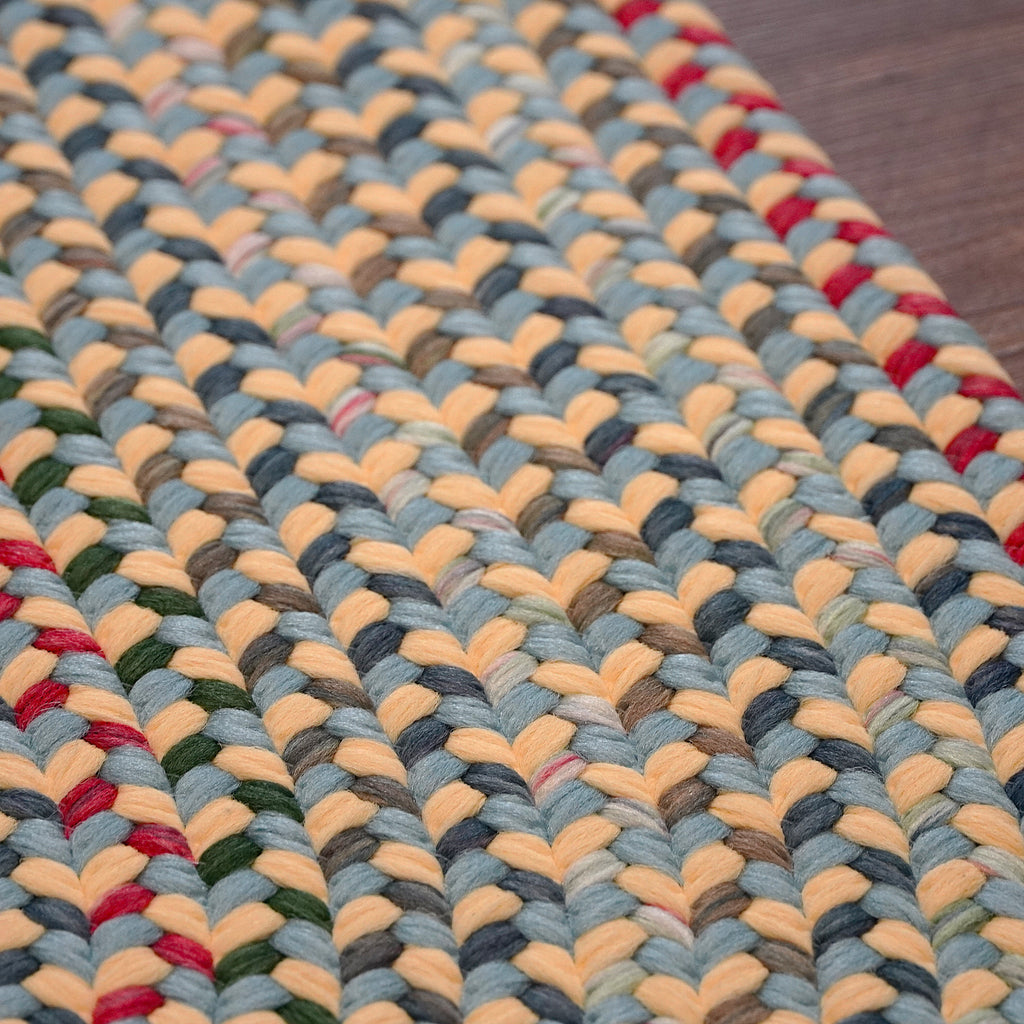 Colonial Mills Ashland Braid AS93 Celery-Sky Rug
