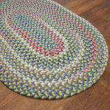 Colonial Mills Ashland Braid AS93 Celery-Sky Rug