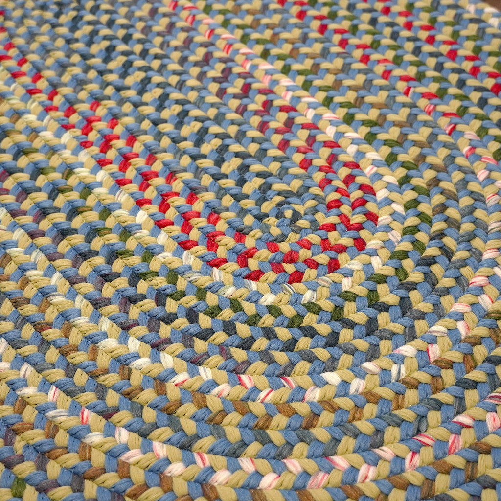 Colonial Mills Ashland Braid AS93 Celery-Sky Rug