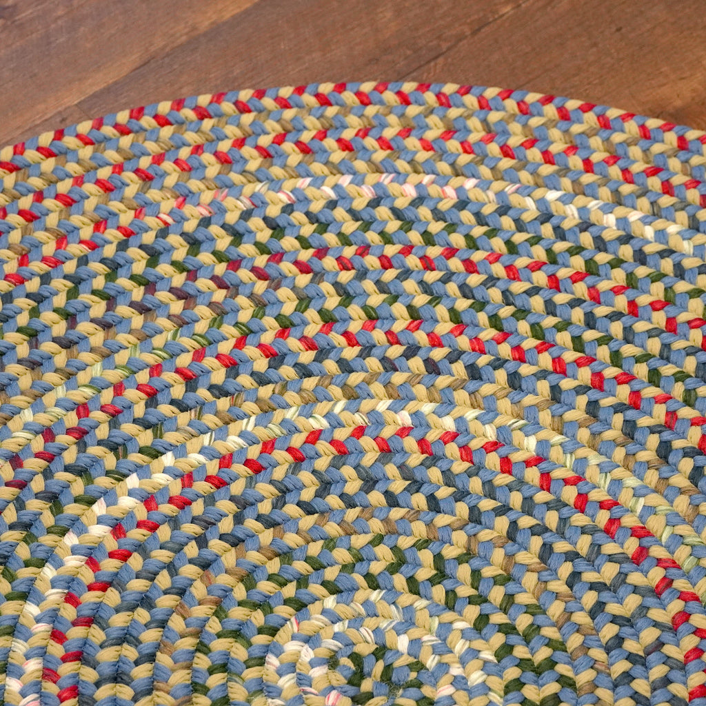 Colonial Mills Ashland Braid AS93 Celery-Sky Rug