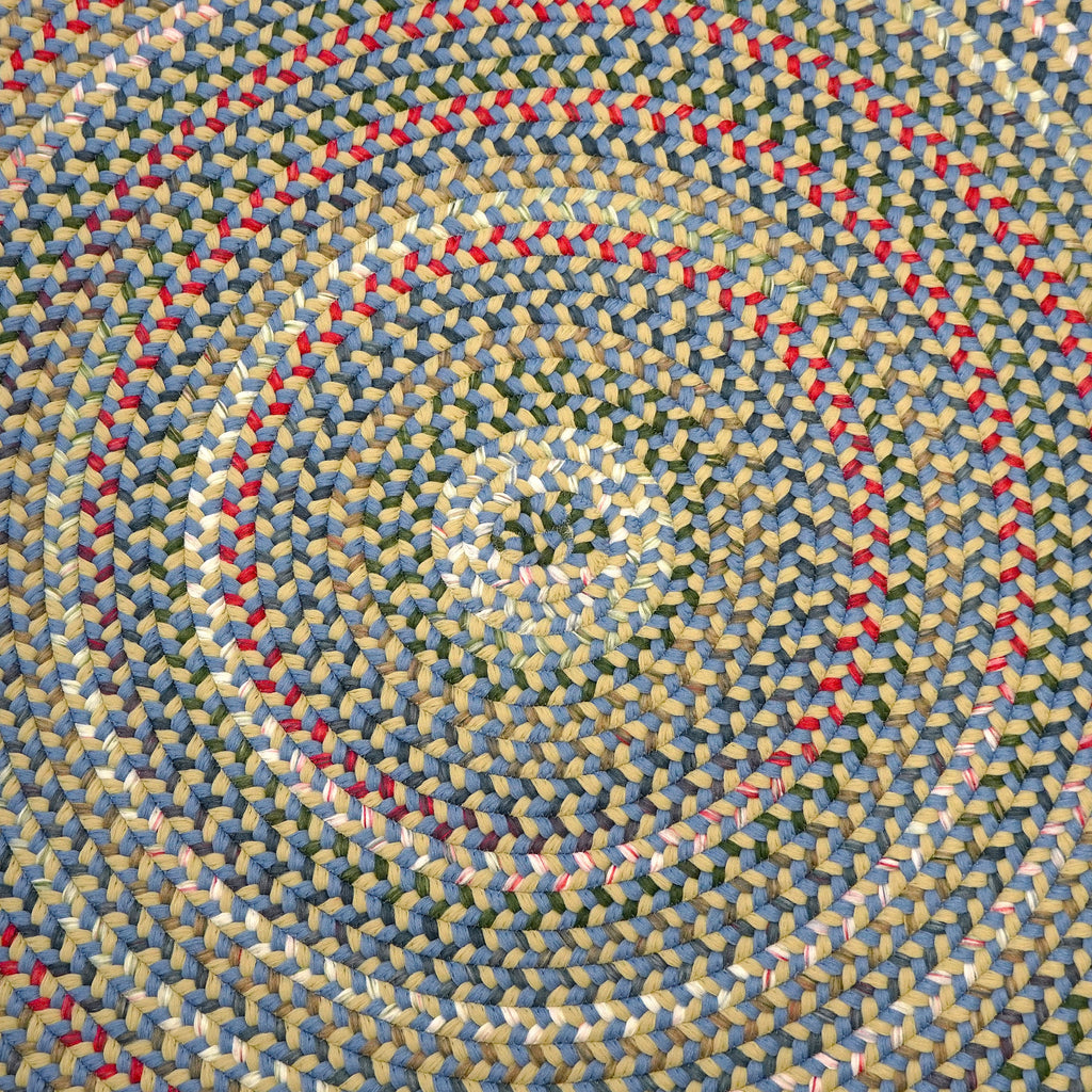 Colonial Mills Ashland Braid AS93 Celery-Sky Rug