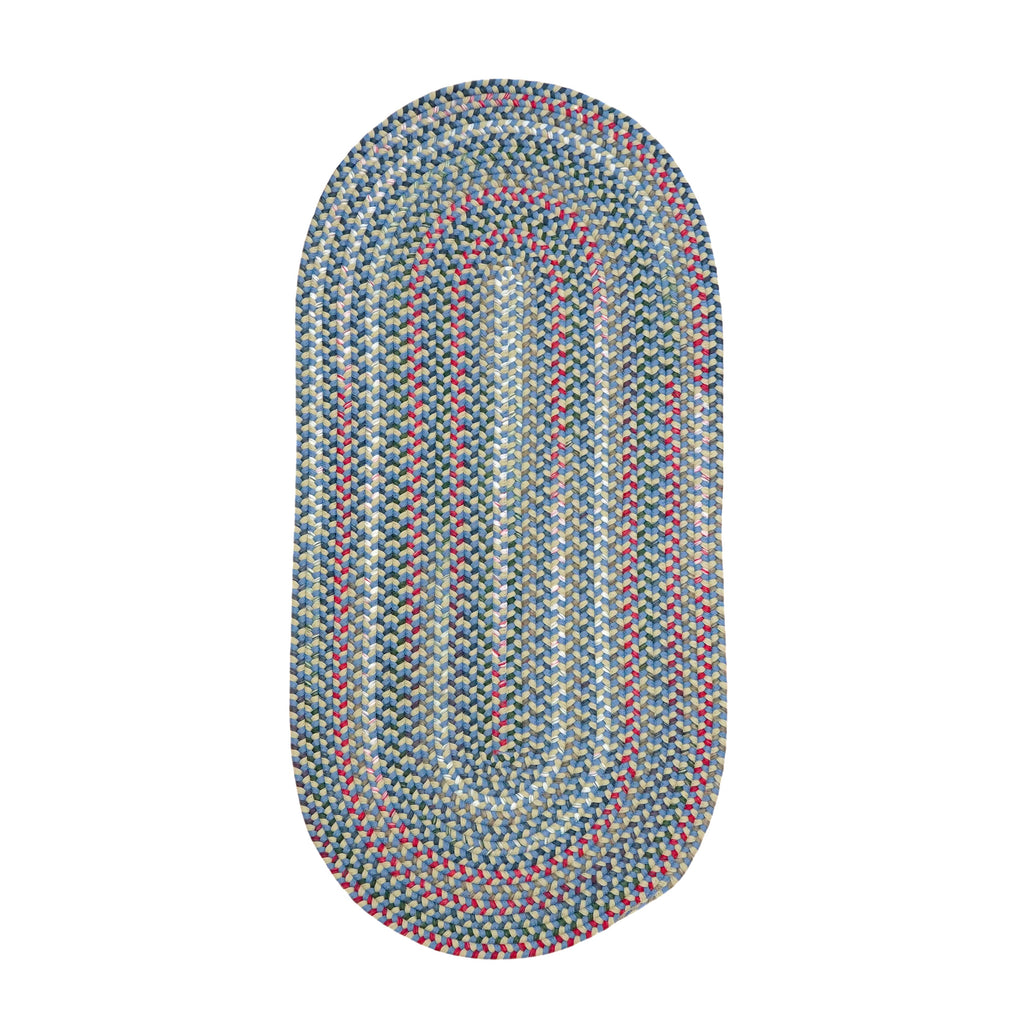 Colonial Mills Ashland Braid AS93 Celery-Sky Rug