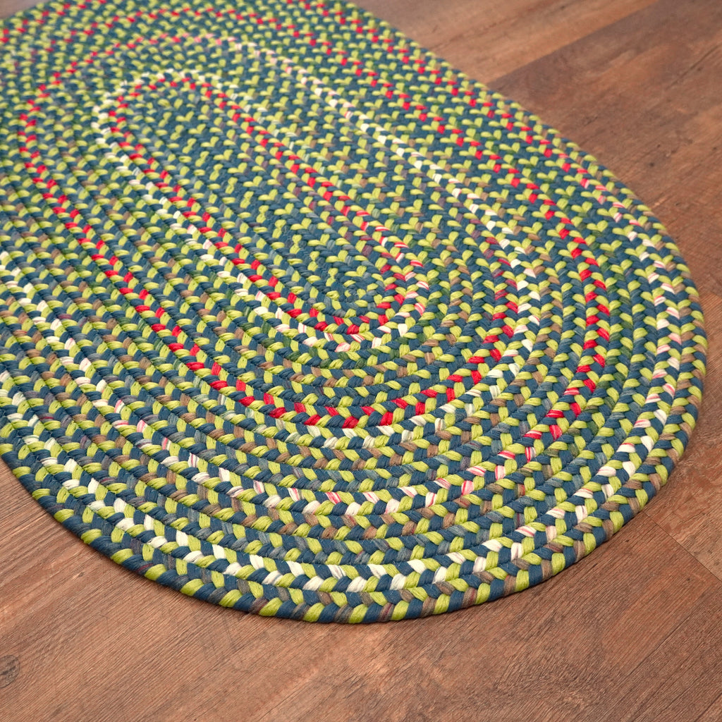 Colonial Mills Ashland Braid AS94 Neon-Blue Rug