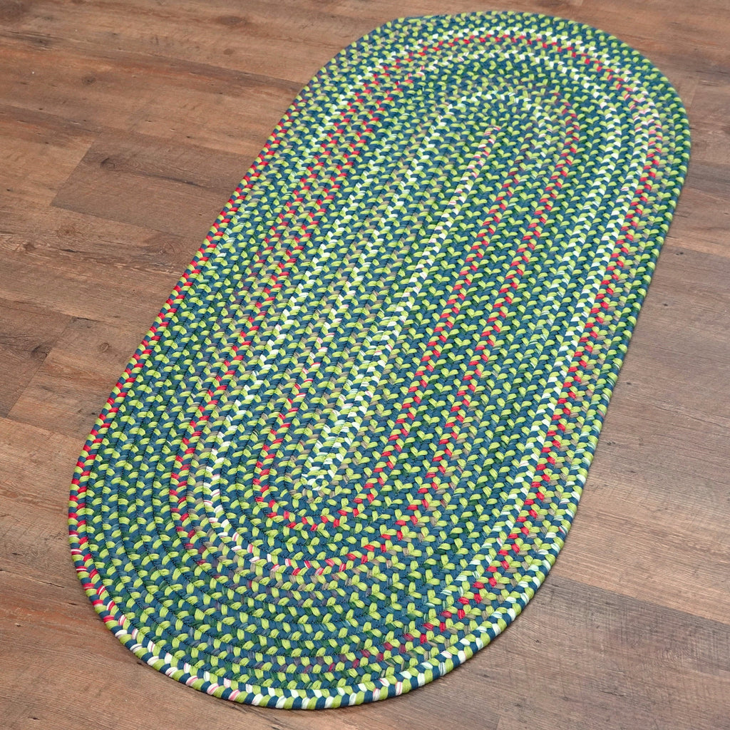 Colonial Mills Ashland Braid AS94 Neon-Blue Rug
