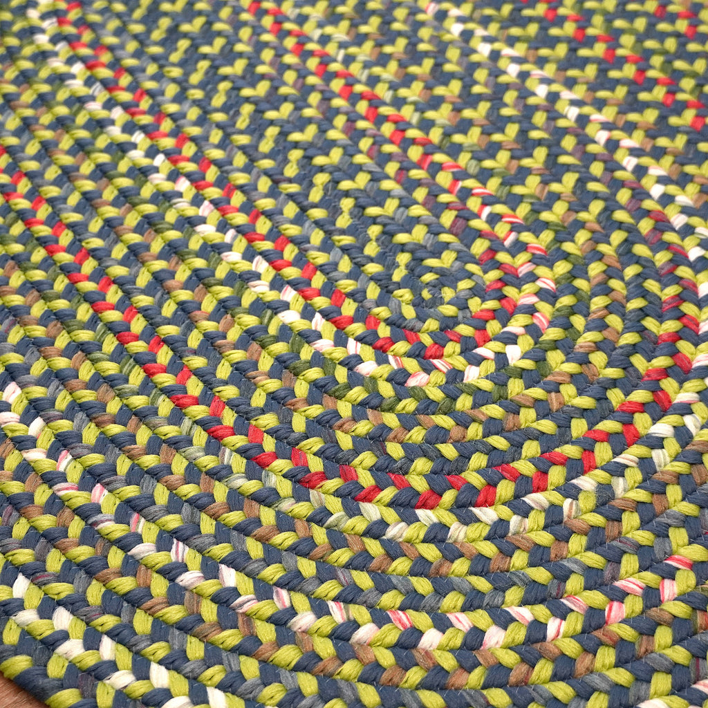 Colonial Mills Ashland Braid AS94 Neon-Blue Rug