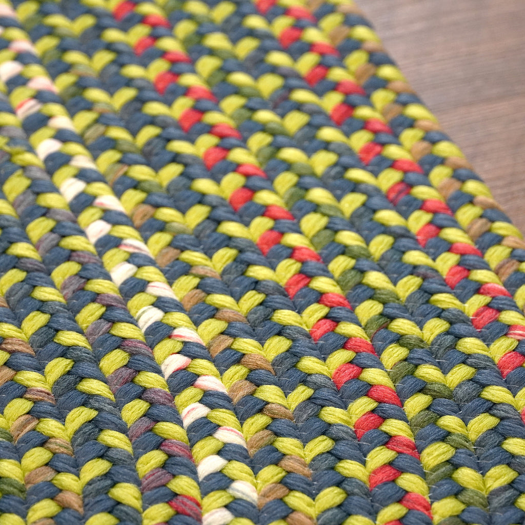 Colonial Mills Ashland Braid AS94 Neon-Blue Rug