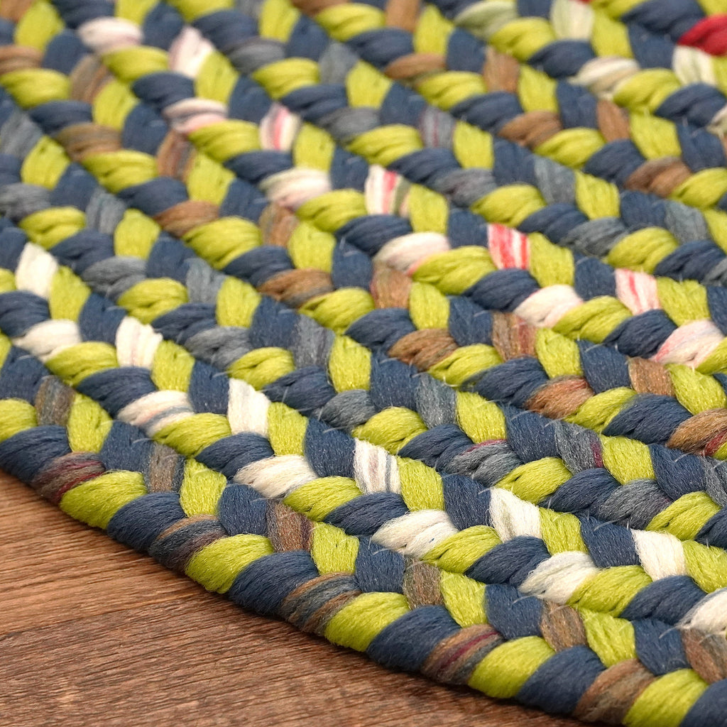 Colonial Mills Ashland Braid AS94 Neon-Blue Rug