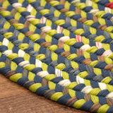 Colonial Mills Ashland Braid AS94 Neon-Blue Rug