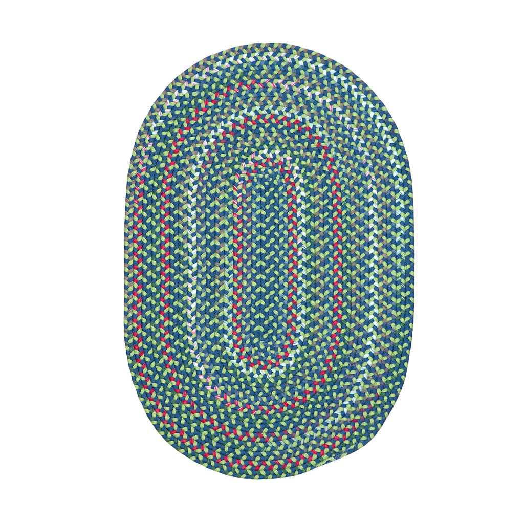Colonial Mills Ashland Braid AS94 Neon-Blue Rug
