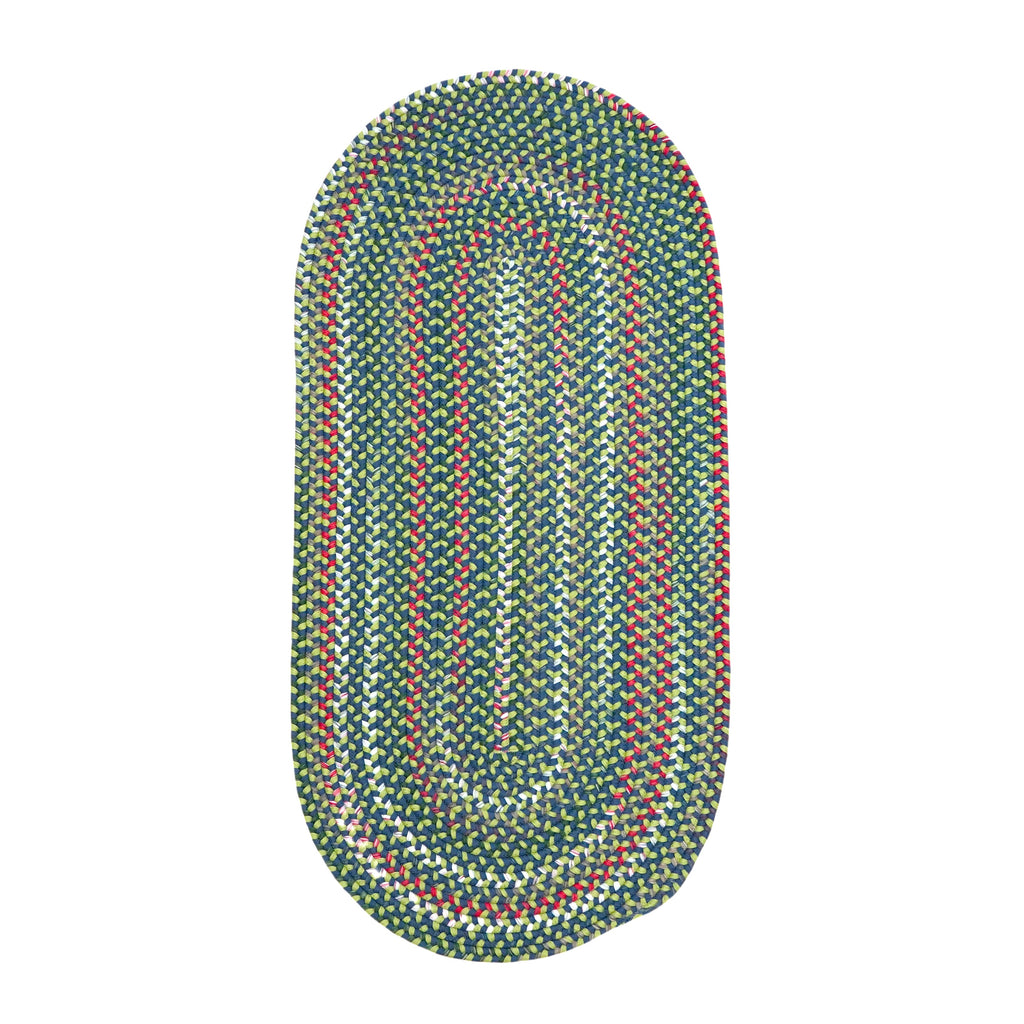Colonial Mills Ashland Braid AS94 Neon-Blue Rug