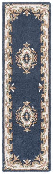 safavieh clearance aubusson aub301l dark blue rug
