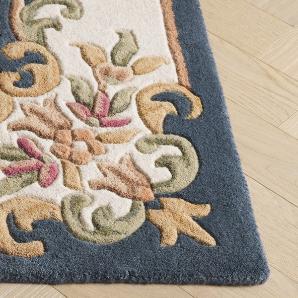 safavieh clearance aubusson aub301l dark blue rug