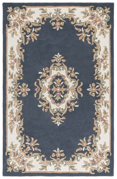 safavieh clearance aubusson aub301l dark blue rug