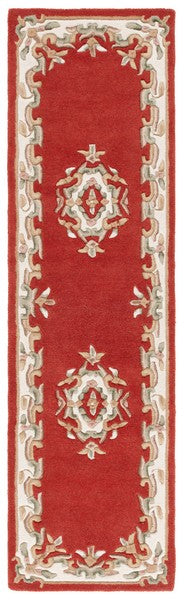 safavieh clearance aubusson aub301p rust rug
