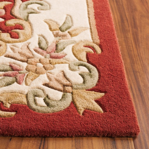 safavieh clearance aubusson aub301p rust rug