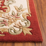 safavieh clearance aubusson aub301p rust rug