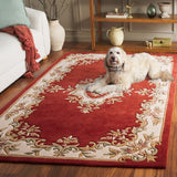 safavieh clearance aubusson aub301p rust rug