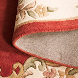 safavieh clearance aubusson aub301p rust rug