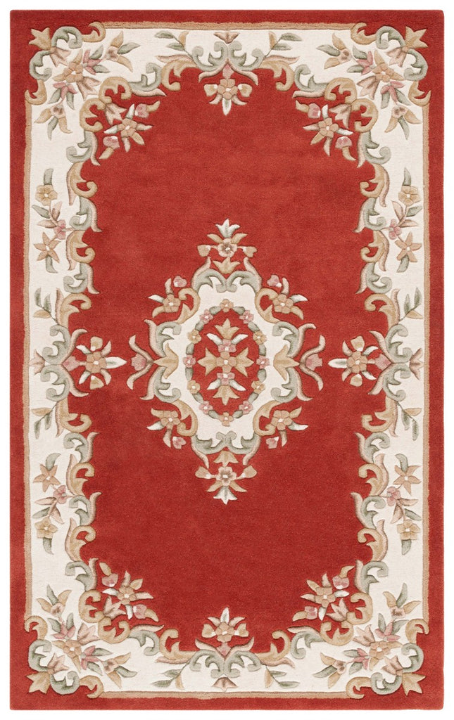 safavieh clearance aubusson aub301p rust rug