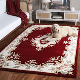 safavieh clearance aubusson aub301q red rug