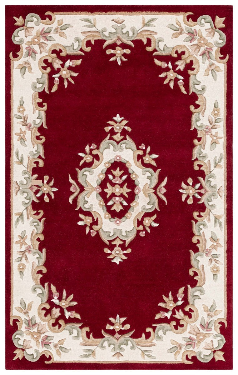 safavieh clearance aubusson aub301q red rug