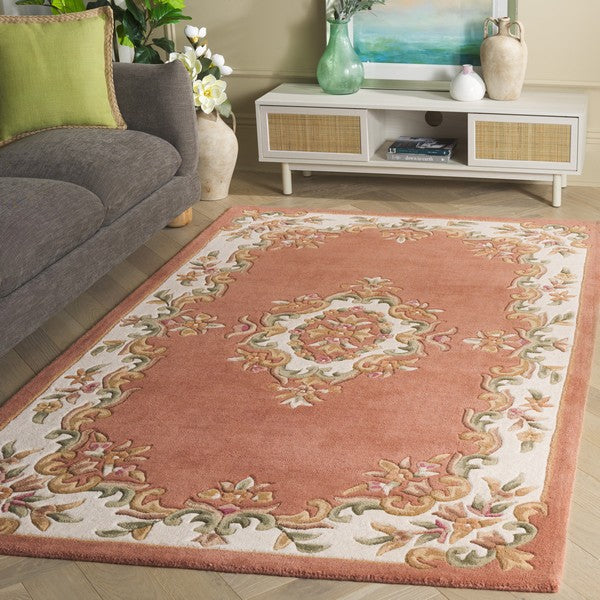 safavieh clearance aubusson aub301s peach rug