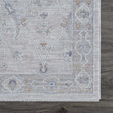 Hauteloom Albuquerque ALBUQ Light Gray Machine Made Polyester Rug